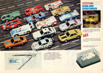 CARRERA Auszug aus Katalog 1977/1978