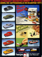 Automarkt Herbst 1979 Zwei Doppelseiten Weihnachtsgeschenk-Box